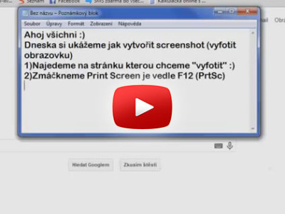 Ako spraviť PrintScreen – ScreenShot obrazovky