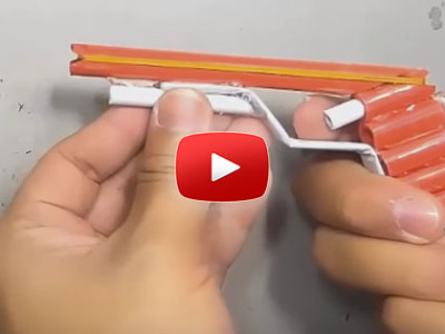 Ako spraviť pištoľ na gumičky z papiera
