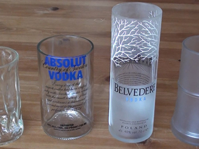 Ako spraviť poháre z prázdnych sklenených fliaš